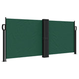 ZNTS Retractable Side Awning Dark Green 100x600 cm 4004590