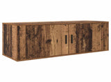 Wall-mounted TV Cabinet Set 2 pcs Old Wood Engineered Wood 3415571