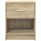 Bedside Cabinets 2 pcs with Drawer Sonoma Oak 40x34x50 cm 858772