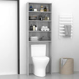 Washing Machine Cabinet Grey Sonoma 64x24x190 cm 815952