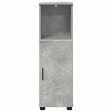 Bathroom Cabinet with Storage Concrete Grey 30 x 35 x 95 cm 883317