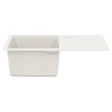 Sink White 670 x 460 mm 80% Quartz and 20% Resin 42028411
