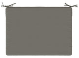 Seat Cushions SOEST 4 pcs 100% Polyester Grey 80 x 80 x 3 cm 944954