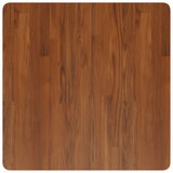 Square Table Top Dark Brown 70x70x4cm Treated Solid Wood Oak 343077