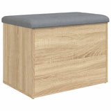 Storage Bench Sonoma Oak 62x42x45 cm Engineered Wood 835042