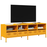TV Cabinet Mustard Yellow 135x39x43.5 cm Cold-rolled Steel 851331