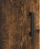 TV Cabinet Smoked Oak 150x30x50 cm Engineered Wood 829105