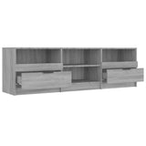 TV Cabinet Grey Sonoma 150x33.5x45 cm Engineered Wood 817115