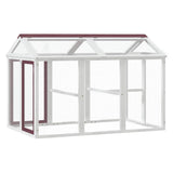 Run Box Mocha 141x94x104 cm Solid Wood Pine 172303