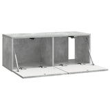 Wall-Mounted TV Cabinet Concrete Grey 78.5 x 31 x 30 cm 898548