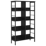 Bookshelf Black Oak 82 x 32 x 144.5 cm Engineered Wood 883982