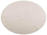 Rug ZIZUR Cream 200 cm Jute Look Indoor and Outdoor 4010387