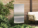Garden Privacy Screen Silver 50 x 140 cm Stainless steel 876291