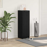 Shoe Cabinet Black Oak 29.5 x 35 x 101 cm Engineered Wood 862101