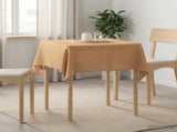 Table Cloth 5 pcs Rectangular Beige 140 x 140 cm Polyester 42040208