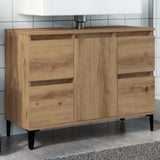Sink Cabinet Artisan Oak 80x33x60 cm Engineered Wood 857130