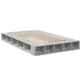 Bed Frame without Mattress Concrete Grey 135x190 cm Double 3280499