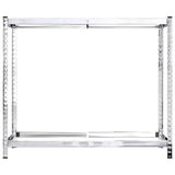 2-Layer Tire Rack 3 pcs Silver 110x40x110 cm Steel 3154230