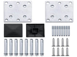 Fence Panel 3 pcs WPC and Aluminium Grey 3429467