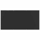 5 Piece Garden Dining Set Black Poly Rattan 3157896