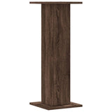 Plant Stands 2 pcs Brown Oak 30x30x80 cm Engineered Wood 3307870