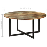 Dining Table 150x75 cm Solid Wood Reclaimed 337074