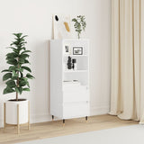 Highboard White 40x36x110 cm Engineered Wood 831500