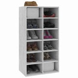 Shoe Rack Concrete Grey 54x34x100.5 cm Engineered Wood 800400