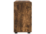 Wooden Cabinet Smoked Oak 88.5 x 30.5 x 73 cm Engineered Wood 880286