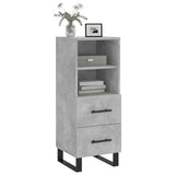Sideboard Concrete Grey 34.5x34x90 cm Engineered Wood 828696