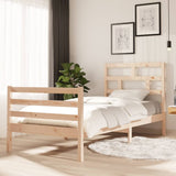 3101268 Bed Frame without Mattress Solid Wood 90x200 cm