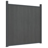 Fence Panel WPC Grey 180x186 cm 4003979