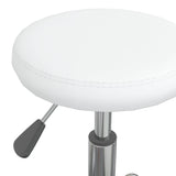 Office Swivel Chair White Faux Leather 333151