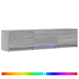 TV Cabinet with LED with LED Grey Sonoma 165 x 34 x 40 cm 3418719