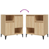 Sideboards 2 pcs Sonoma Oak 60x35x70 cm Engineered Wood 3185730