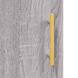Highboard Grey Sonoma 69.5x34x180 cm Engineered Wood 3195897