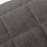 Weighted Blanket Grey 140x200 cm Single 10 kg Fabric 3154836