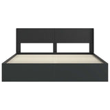 Bed Frame with Storage and Headboard 3 pcs Engineered Wood 3414172