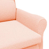 Armchair Pink 76 x 94 x 102 cm Sharpa Fabric 42009853