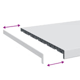Window Sill White 160 x 50 x 4.5 cm PVC 42022182