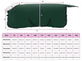 Horse Blanket Full Dark Green 155 cm Polar fleece 42013355