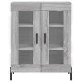 Highboard Grey Sonoma 69.5x34x180 cm Engineered Wood 3198287