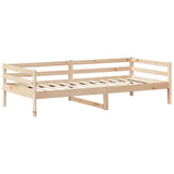 Day Bed with Roof without Mattress 90x200 cm Solid Wood 3282190