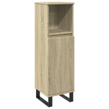 ZNTS Bathroom Cabinet Sonoma Oak 30x30x100 cm Engineered Wood 849672