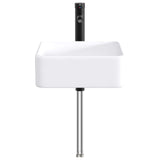 Bathroom Wash Basin Matte Black 49 x 37 x 14 cm Metal 890253