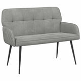 2 Seater Sofa with Metal Legs 2-Seater Light Grey Velvet 42051051
