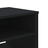 TV Cabinet Black 122x34x41 cm Engineered Wood 848569