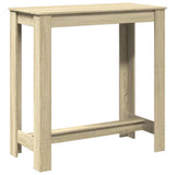 Bar Table Sonoma Oak 102x50x103.5 cm Engineered Wood 854411