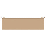 2-Piece Bench Cushions SOEST 2 pcs 100% Polyester Sand 948973