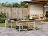 Garden Dining Set Mix beige, Light grey 3211452